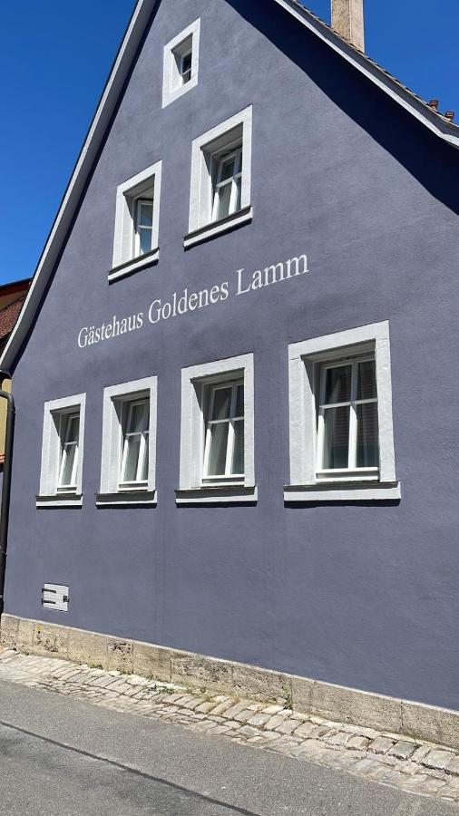 Gaestehaus Goldenes Lamm Ротенбург-на-Таубері Екстер'єр фото